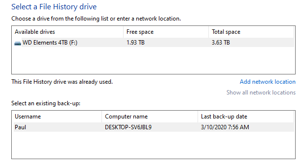 Cannot select an existing back up drive in file history 79d76891-6089-49c3-ab02-9ca2661a6708?upload=true.png