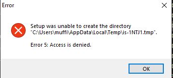 Error 5 Access Denied pops up when trying to instal a program 7a040922-d8eb-41de-9329-2eda0262307c?upload=true.jpg