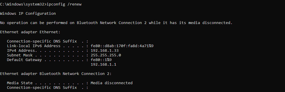 I'm having issues with my network works after ipconfig release/renew but forgets when I restart 7a2318d2-db3c-43dd-8767-55ff69a6f38a?upload=true.png