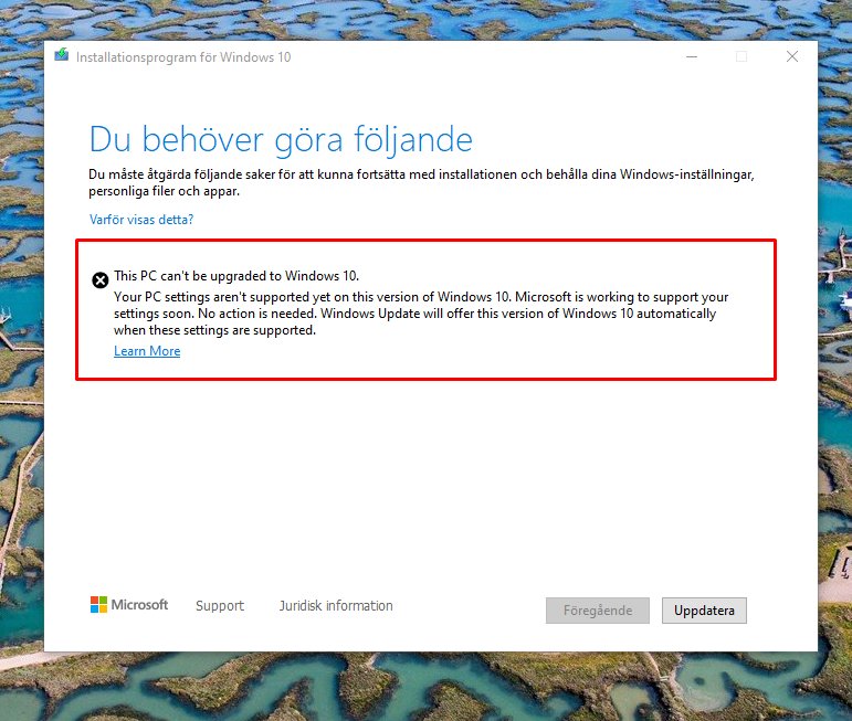 This PC can't be upgraded to Windows 10 - Windows Update & Microsoft Store not working... 7a3925c2-b3c3-4120-ad86-32356145027f?upload=true.png