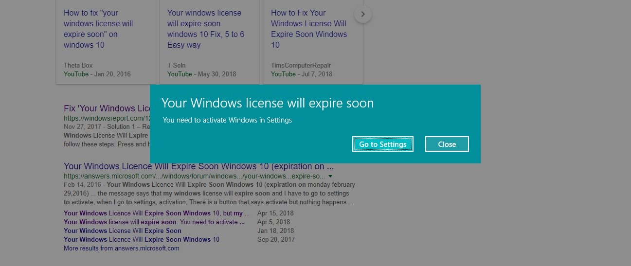 "Your Windows License Will Expiring Soon." from secondhand laptop. 7a68735f-d02f-494e-91d4-070dfc622e37?upload=true.jpg