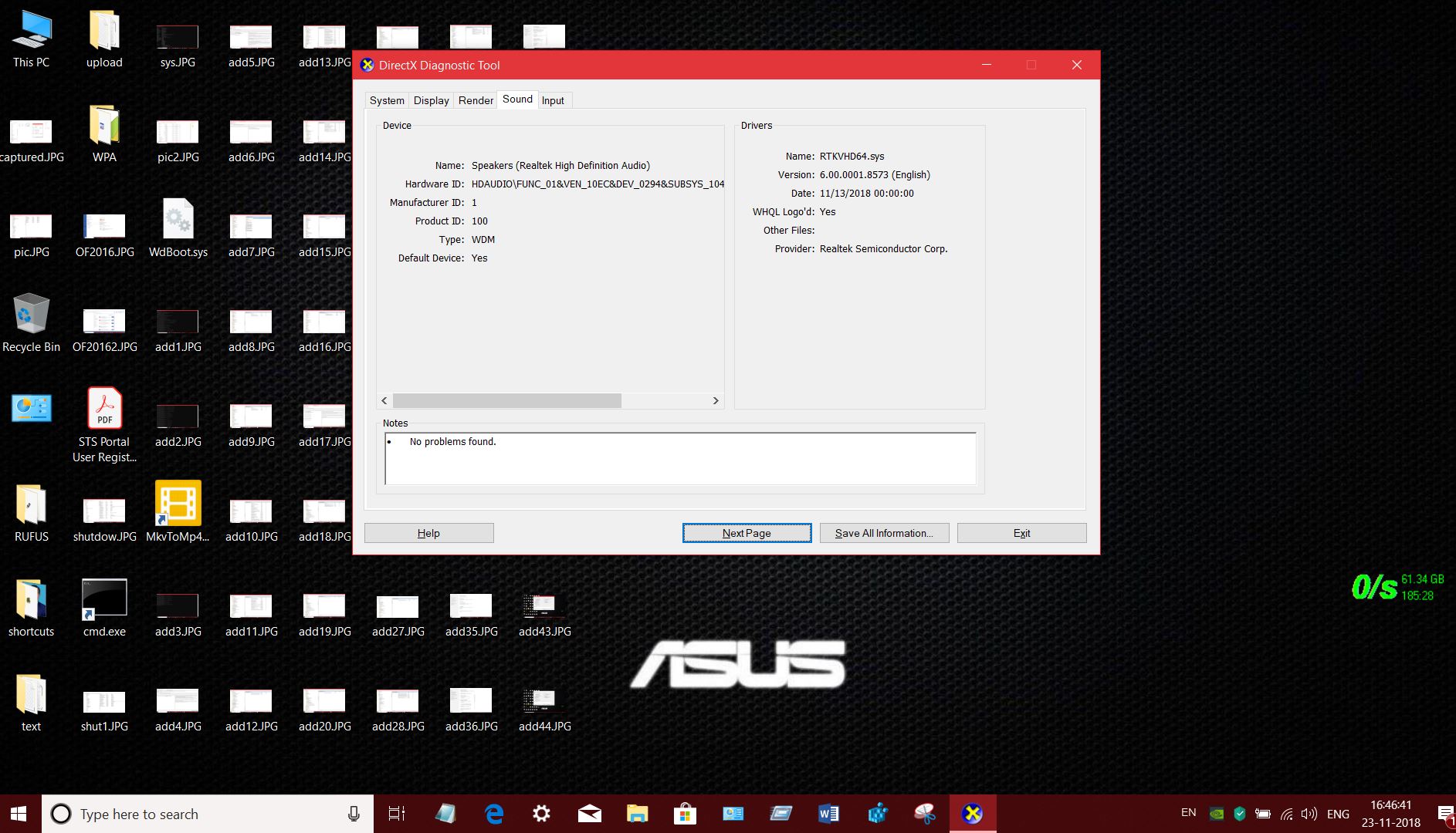 DID I  MISSED ANY  UPDATES OR SHOULD I DO ANY OTHER SECURITY SETTINGS ? ON MY ASUS VIVOBOOK... 7ab913b3-59ce-4a7e-8b3e-ef6d01ee572a?upload=true.jpg