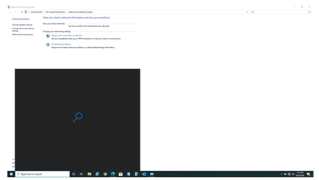 After logging in Search is blank 7b5fc45a-25ad-4415-b847-175ca805156a?upload=true.jpg