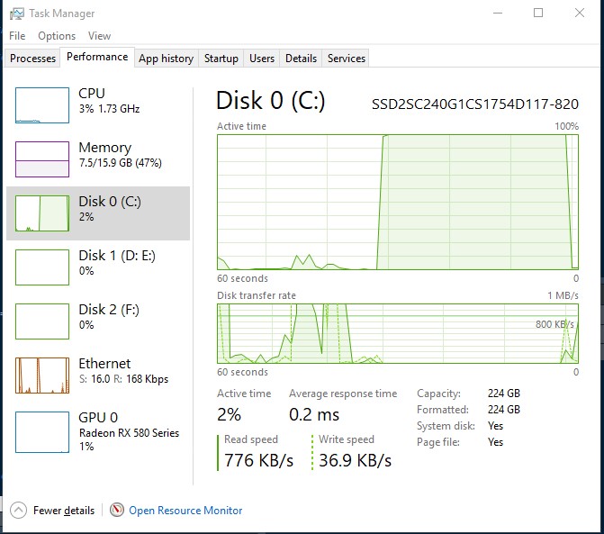 Solid State Drive 100% Active Time - No Transfer 7b877c3b-ee44-4614-bc0f-97375fc2c3d1?upload=true.jpg