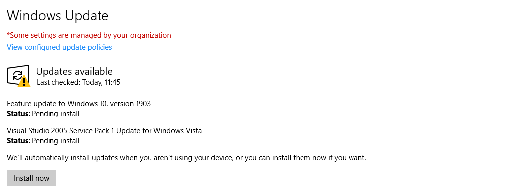 Windows 10 update - keeps trying to install Visual Studio 2005 Service Pack 1 Update for... 7c984cd2-0fee-4818-ade6-60f3a6e89a1a?upload=true.png