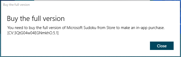 Microsoft Sudoku shows a message about buying the full version and won't sign in. 7c9e9c56-f43c-4e7f-a93e-78877c4bb421?upload=true.png