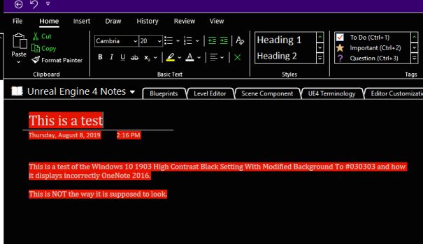 Windows 10 1903 High Contrast Black With Modified Background Color Breaks In Some Apps 7cf13e6f-d364-4b9a-b471-d9ff2067f946?upload=true.jpg