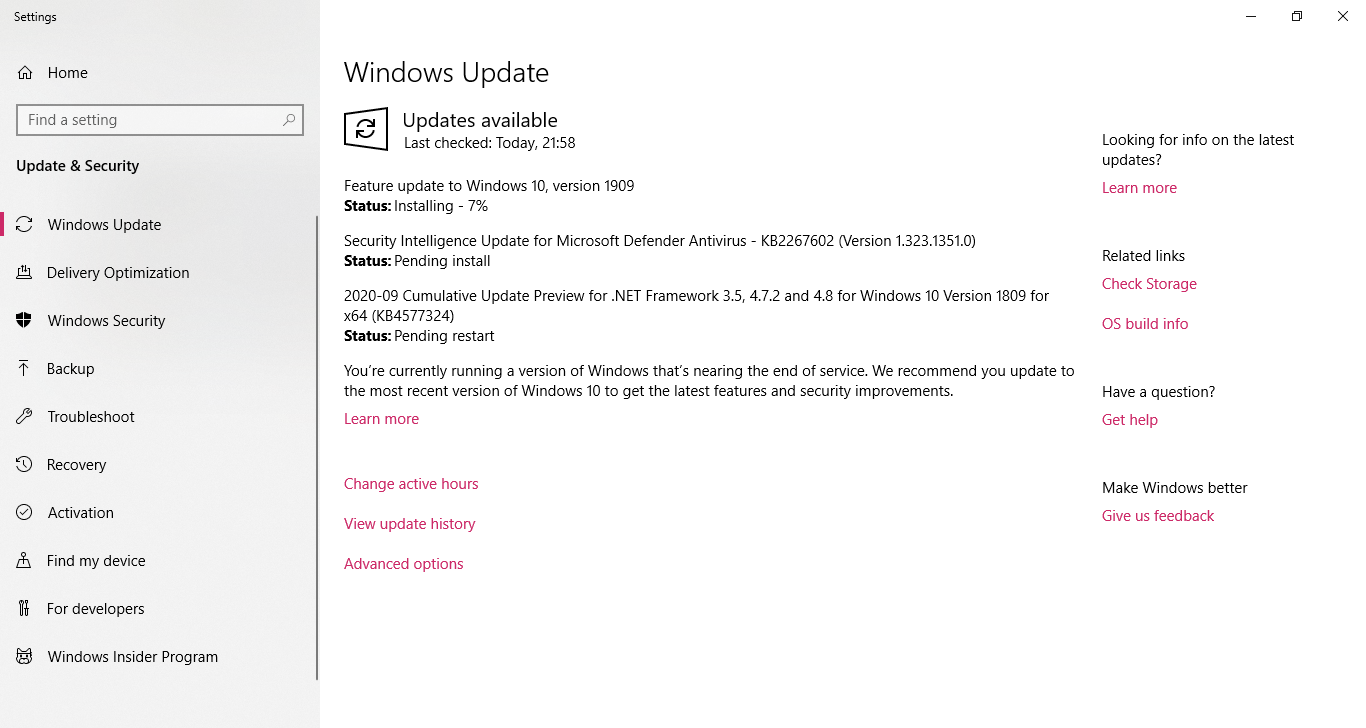 Feature update to Windows 10, version 1909 7d10ed90-159c-4f33-97d7-ce6c4d8377e5?upload=true.png