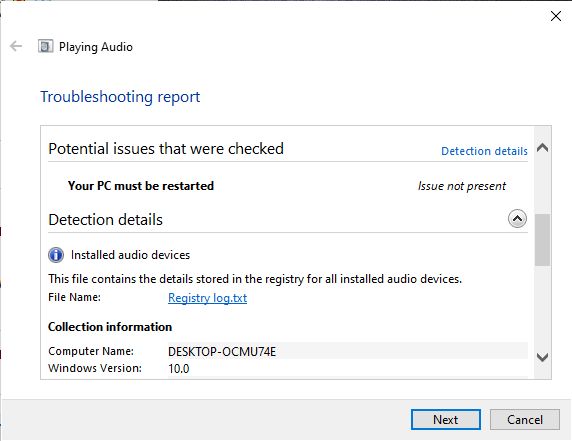 Updating windows 10 home edition has led to audio device not found issue which if somehow... 7d2ddb28-77a9-4586-b5f2-42c4324311e7?upload=true.jpg
