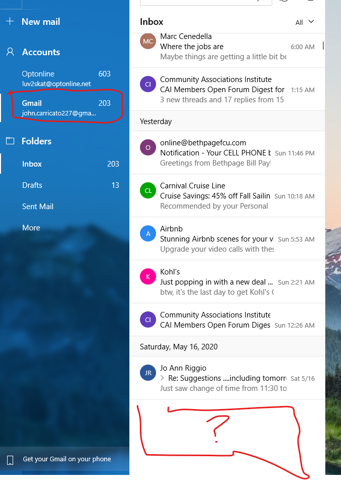 Mail Version Version 16005.12624.20368.0: Locking up when clicking Gmail account 7d828ef2-bffd-4030-987a-dc534d189833?upload=true.png