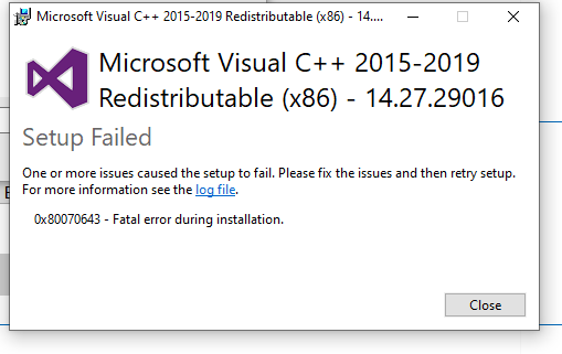 VC_redist.x86 files may have been altered or corrupted during a system crash 7d9e19a0-a003-4e6c-928b-72a70cc9c887?upload=true.png
