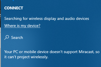 Miracast not functioning on custom amd ryzen 5 build with Intel® WiFi Link 5300 AGN 7de88207-f9ef-4380-8974-095706231807?upload=true.png