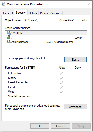 File/Folder permissions preventing app launch? 7e509f86-c947-4d23-9d23-817128c849f5?upload=true.png