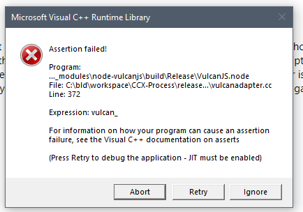 Microsoft Visual C++ Runtime Library Assetrion Failed. 7e72d752-634b-4185-be81-768de8e29c73?upload=true.png