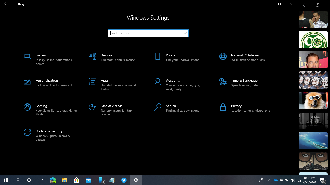 Windows settings still not updated since 19H1 7e7c9260-2aef-4ea2-982d-35e8ed214e2b?upload=true.png