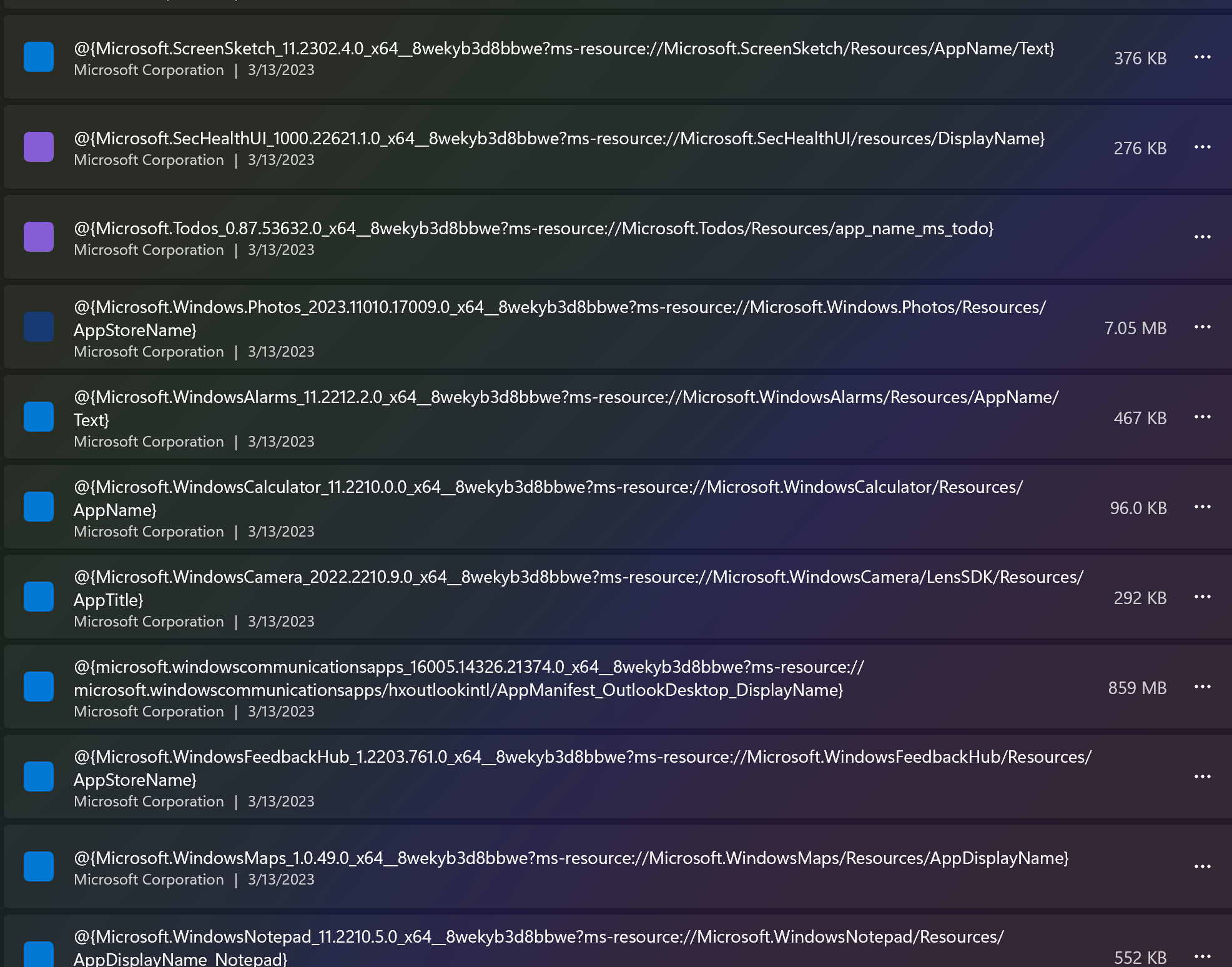 Reinstalled WIndows 11 because of stupid bug, now left with incomplete UWP Apps 7e9bd4b7-b552-4330-89cd-b30e21e4f272?upload=true.png