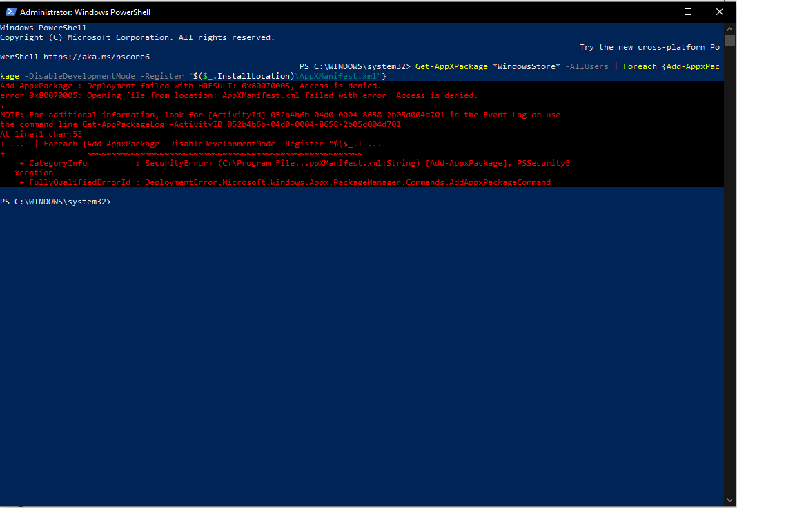 Microsoft Store + more Microsoft apps not opening  Windows 10 7ec2b6f8-17ce-43d0-8d42-a3857c989b7c?upload=true.png