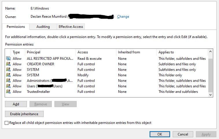 Unable to do anything within File Explorer requiring Admin Privileges 7f04e420-d6d4-495f-a24b-5abbd27480f4?upload=true.jpg
