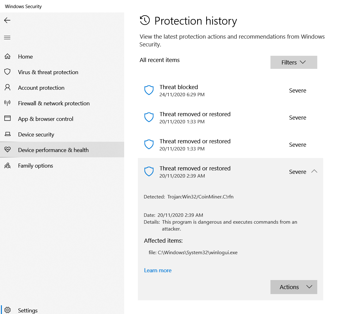 Malware infection on Windows .dll files might be causing OneNote to crash when inserting... 7f06a0d1-aa0c-4bb2-a658-3c0d7a60dd20?upload=true.png