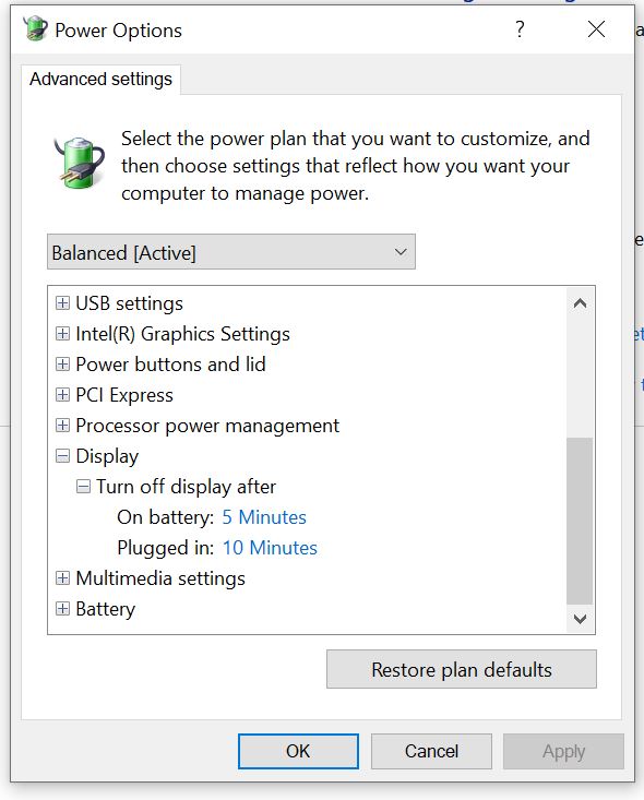 how to disable adaptive brightness on win10 pro 1903 - Answer 7f1cae7b-d65a-4ae2-a8a4-d743d5d7b455?upload=true.jpg