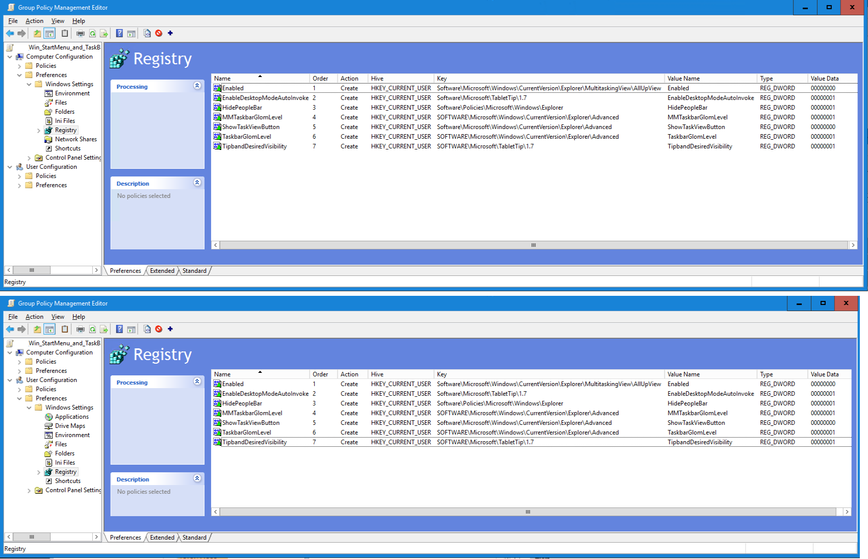Problem with appliing Registry GPO's for Windows 10 PC's 7f23367f-2142-4884-8068-d81c7c80dda6?upload=true.png