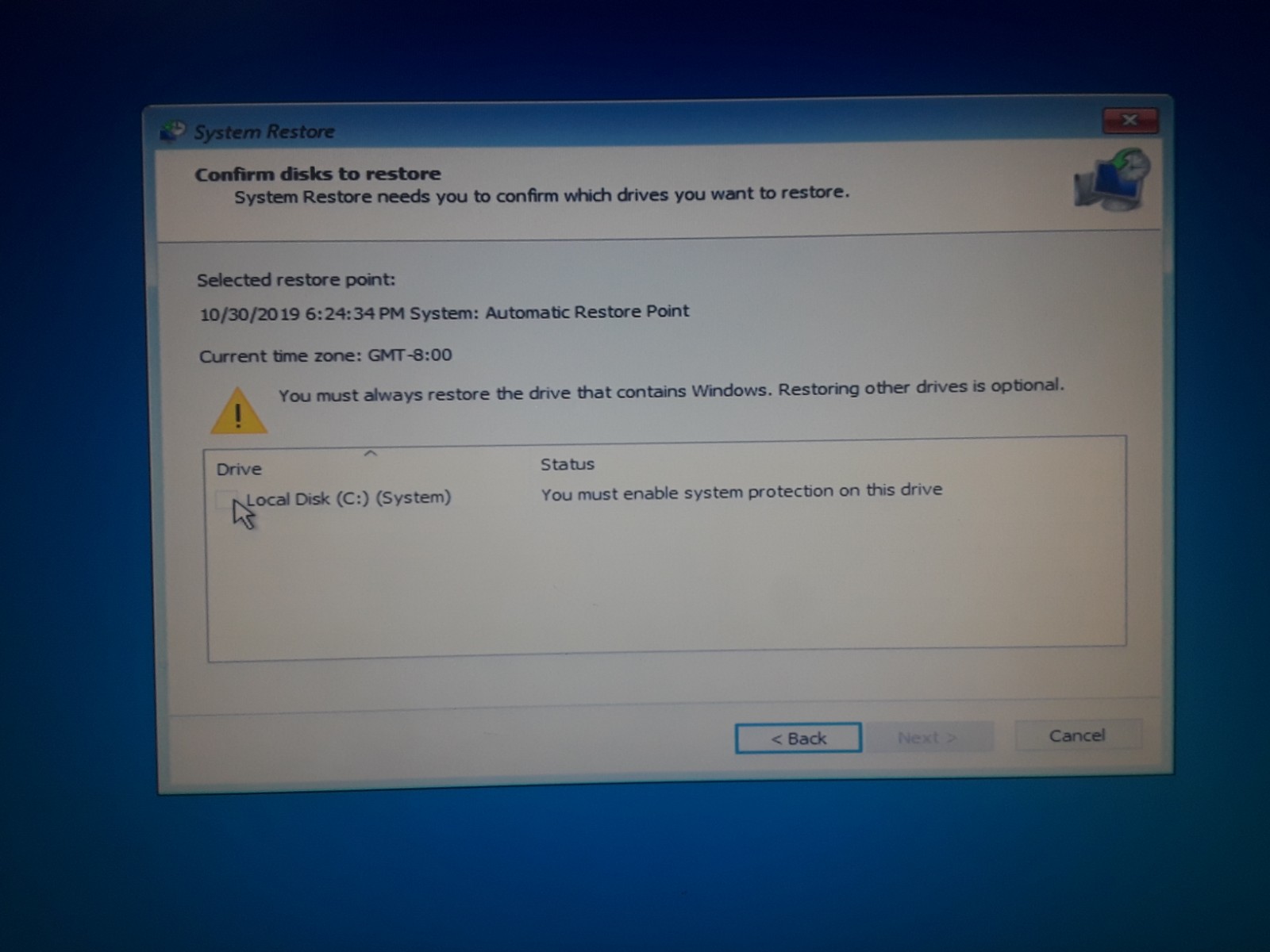 My computer won't boot into windows. Keeps booting into recovery mode and there's nothing I... 7f7c8530-02ea-46db-bf7b-2f4a731c0b97?upload=true.jpg