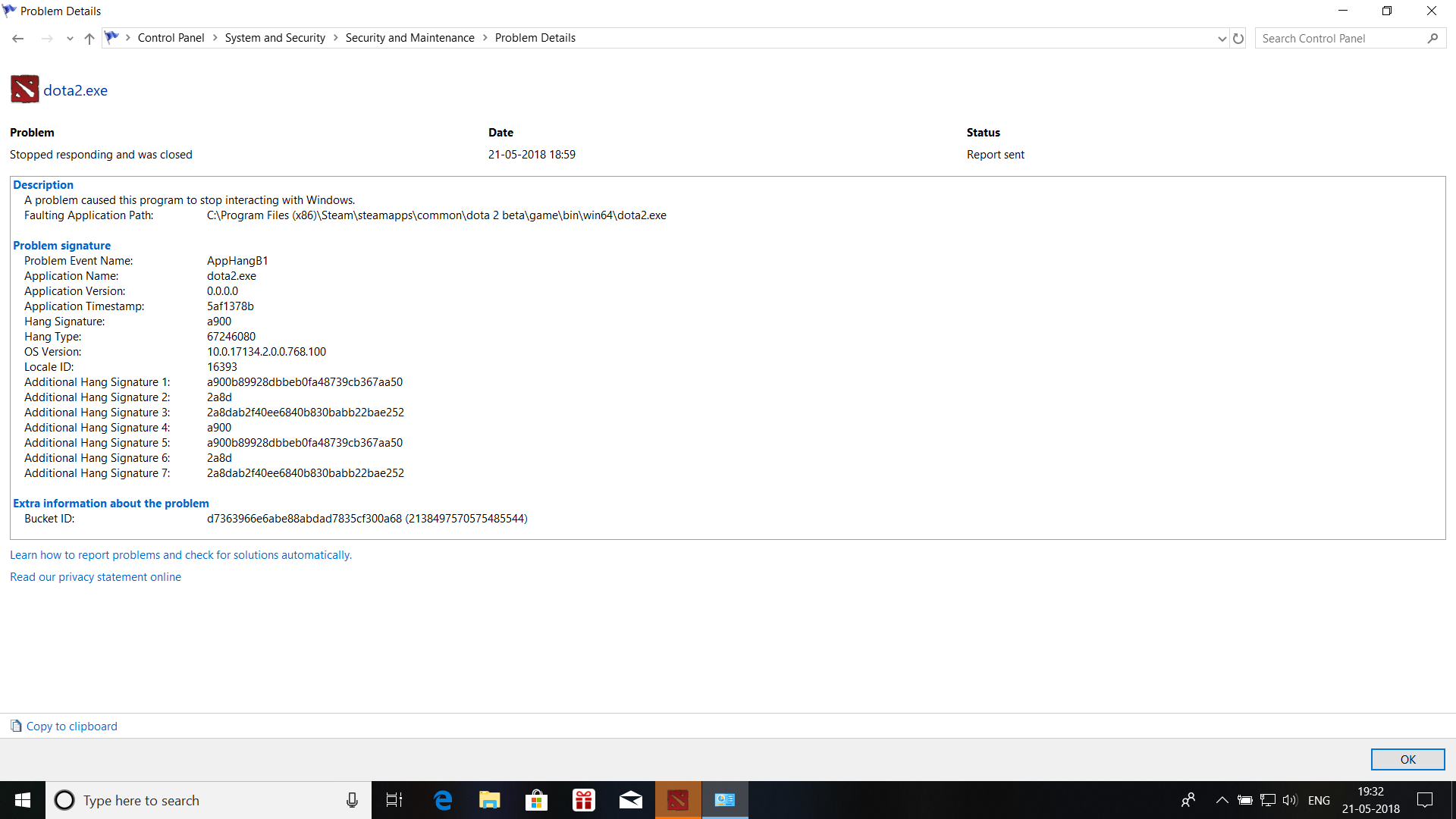 livekernelevent141. Dota 2 crashing while playing. No error message appears. Any help? 7fc6e7cb-9d27-424e-a1f7-899d70c94529?upload=true.png