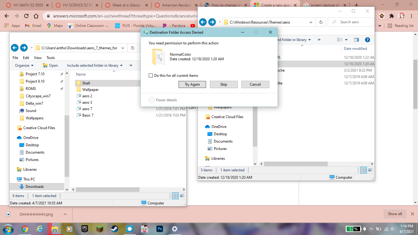 I can't change shellstyle.dll 7ff15738-49b9-4e20-a196-c86081f42e57?upload=true.png