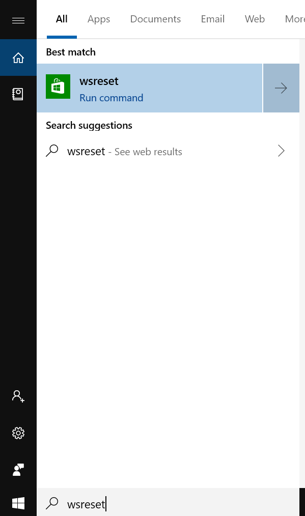 Windows 10 - Microsoft Store won't update error 0x80080005, wsreset.exe not working,... 7h004A2.png