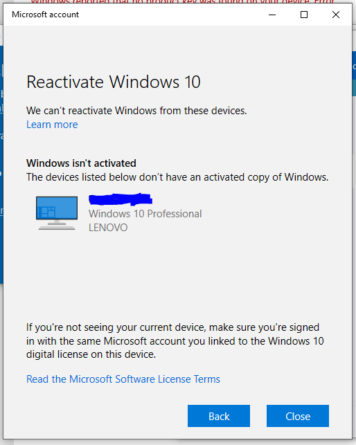 Recent PC upgrade is unable to reactivate windows 7iLAC.png