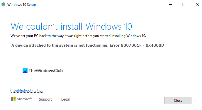 Fix Windows Upgrade error code 8007001F – 0x4000D 8007001F-0x4000D.png