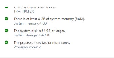 Will more CPU's be added to the supported list for Windows 11? I have a 2 core 2.70ghz CPU... 80070411-ced0-4bda-b951-cc3a37ac1190?upload=true.png