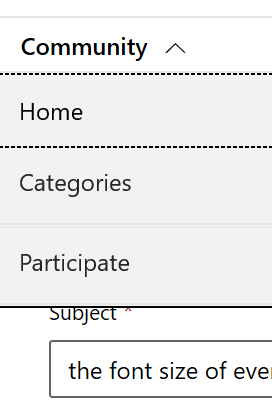 the font size of everything in the Community is now huge. Windows 10 803f079f-e558-4554-ac88-1954679f0ac4?upload=true.png