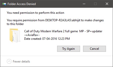 Used Take Ownership on my main user folder and now everything's **** 80591d1485967211t-unable-take-ownership-folder-issue.jpg