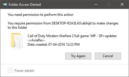 Used Take Ownership on my main user folder and now everything's **** 80591d1485967211t-unable-take-ownership-folder-issue.jpg