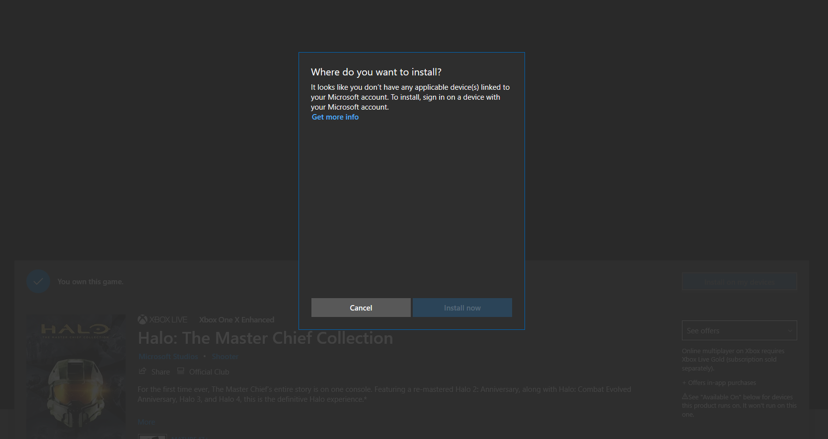 no applicable devices Halo: Master Chief Collection 80633ed4-f561-4007-a23c-62bcf92348cd?upload=true.png