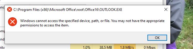 Permissions issue accessing MS Office Apps and OUTLOOK after Windows version 1903 installed. 80ab63b9-af63-43ef-b6b4-eafd808c7072?upload=true.jpg