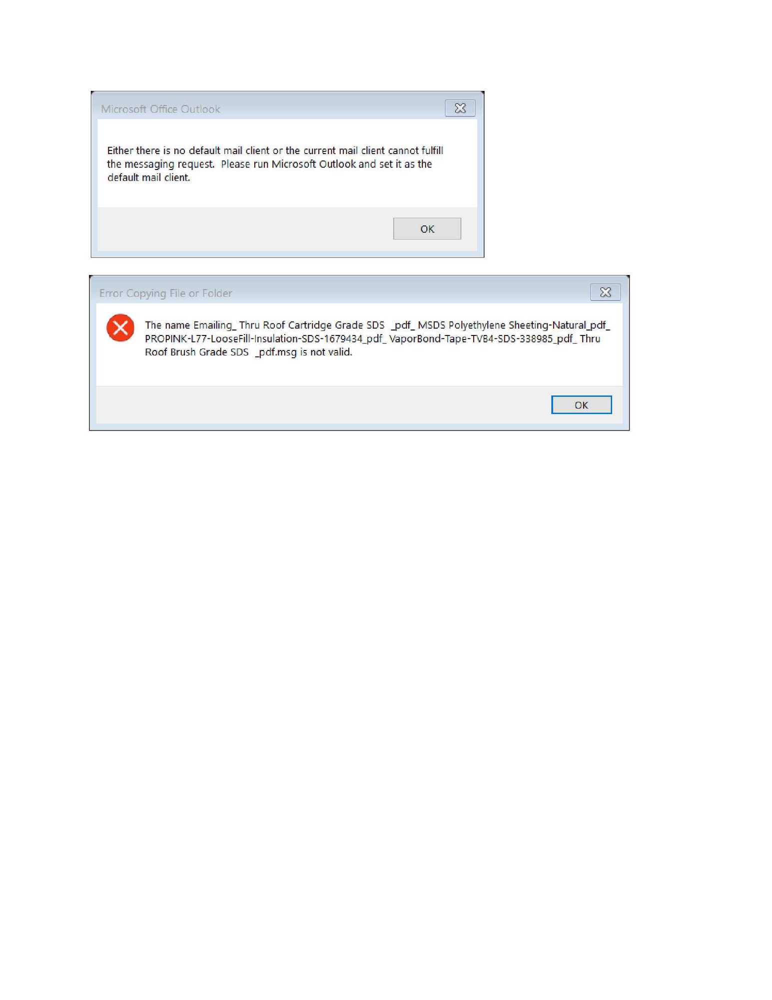 Outlook Office 365 errors "NOT DEFAULT MAIL CLIENT" even after verifying that IT IS 80ac5a8f-b324-4f67-828b-82c6e07c303e?upload=true.jpg