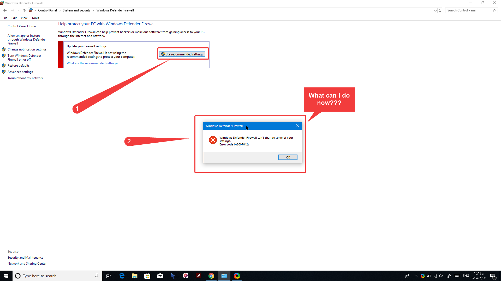 Cannot turn on firewall or start its service! BFE issue not fixed after following steps... 80c45f5f-caf1-48c0-93d2-9a4c5b210726?upload=true.png