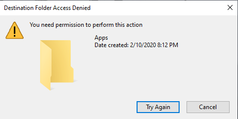 Lost permission access to a folder on my E drive. How do I regain permissions? 814d59ea-5193-46c0-80cf-550804a53665?upload=true.png