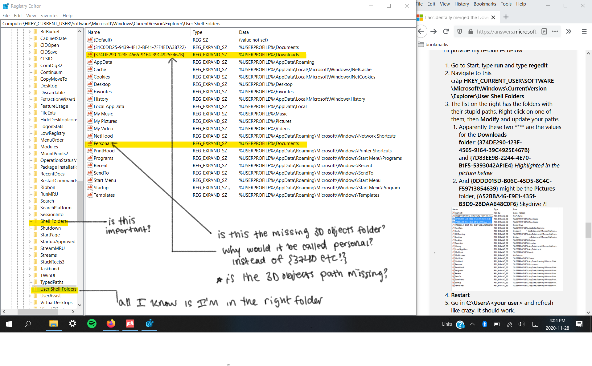 I accidentally merged my Documents and 3D Objects Library - sos? 815a4100-8023-42cb-96fd-9885bbf42dd9?upload=true.png