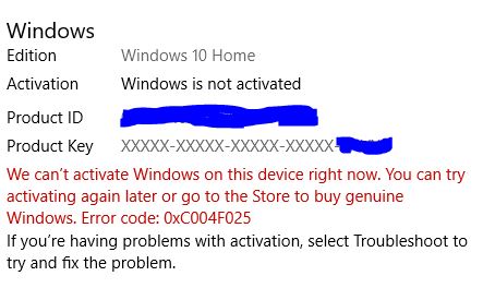 Reactivating Windows 10 after a hardware change, error 0xC004F025 & 0x803fa067 81879ad2-eb25-4366-ad54-826d94d30b9e?upload=true.jpg