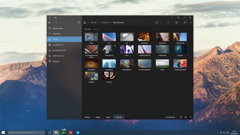 Concept imagines a refined File Explorer in Windows 10 with dark gray theme 81b6aa2a-76f0-4752-912a-7bdcf30db871.jpg