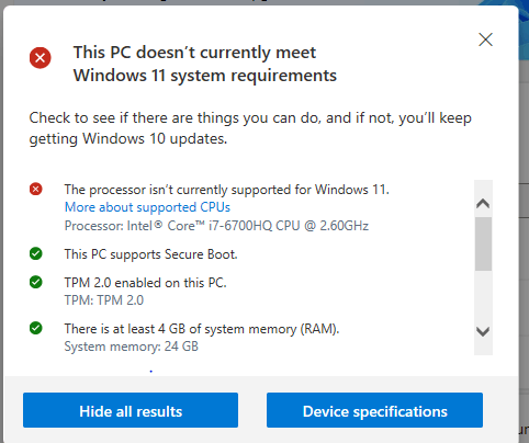 win health check fails though my CPU is listed as supported for win 11 update 81d45a3a-4fee-4d8a-9989-fe237d8cc9c8?upload=true.png