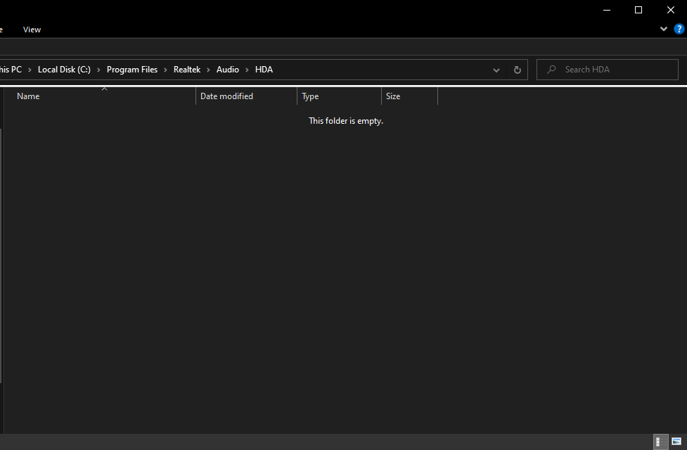 Realtek Audio Drivers are gone. 81e5f394-7c54-43eb-b388-a4e642e963b9?upload=true.png