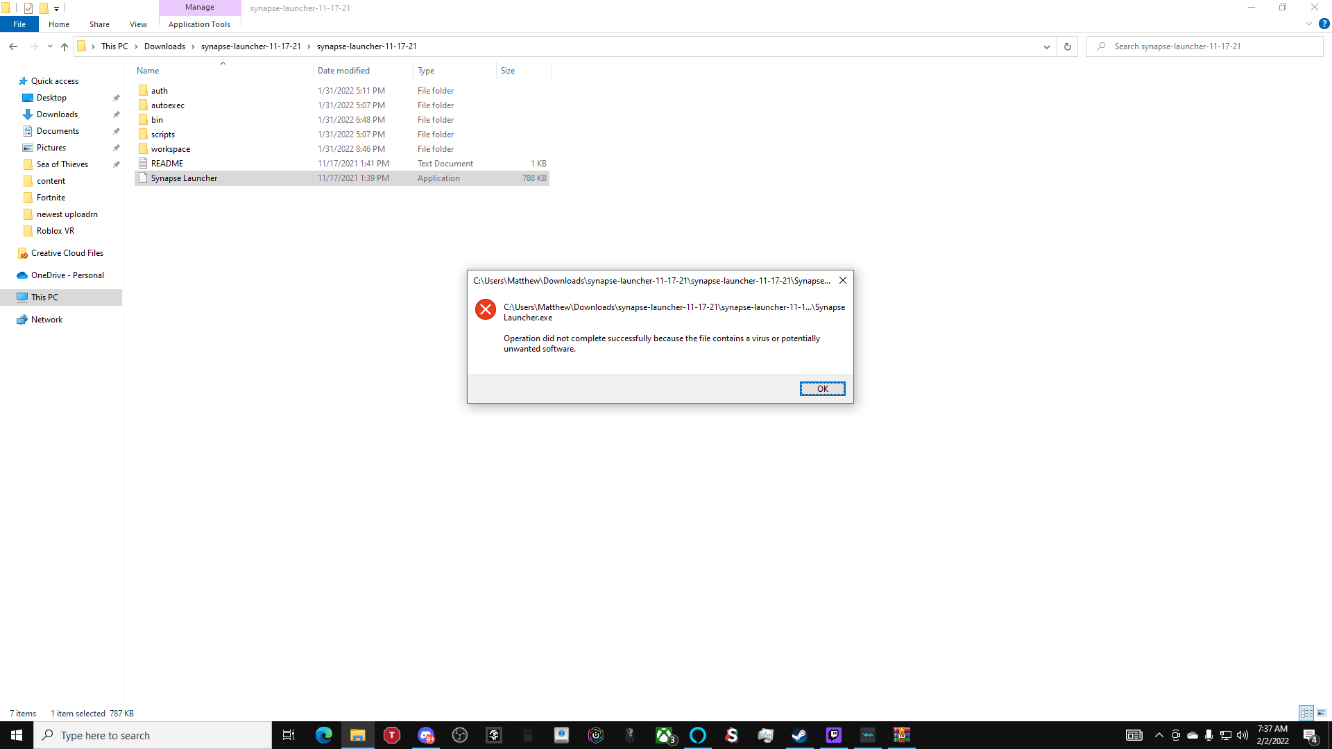 Operation did not complete successfully because the file contains a virus or potentially... 81f97381-233c-4cab-b02b-39a789114ec0?upload=true.png