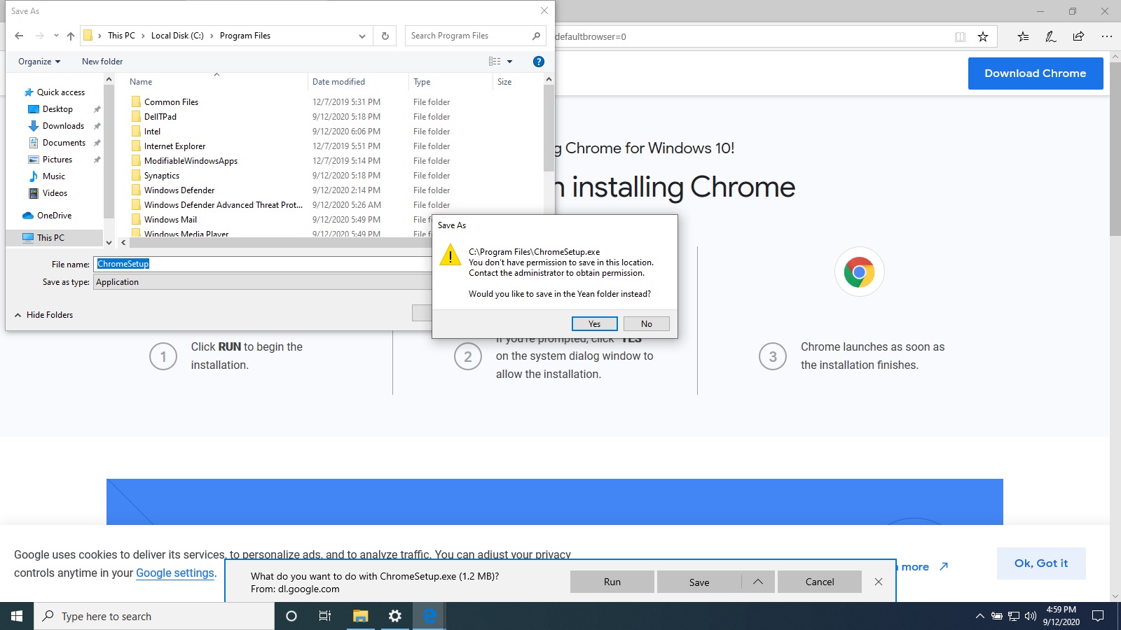 You don’t have permission to save in this location ERROR 821077ce-157e-4428-af8d-34d57901668d?upload=true.jpg