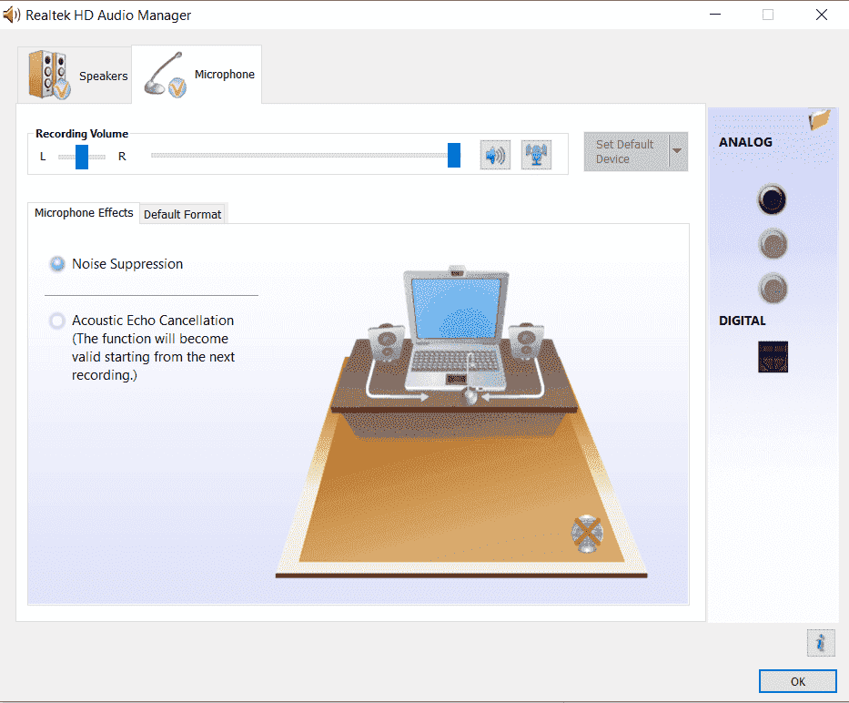 Why is there no more the "Noise Suppression" option for the microphone on the Realtek HD... 822c8fc3-c42f-4512-a786-a7b909a050eb.png