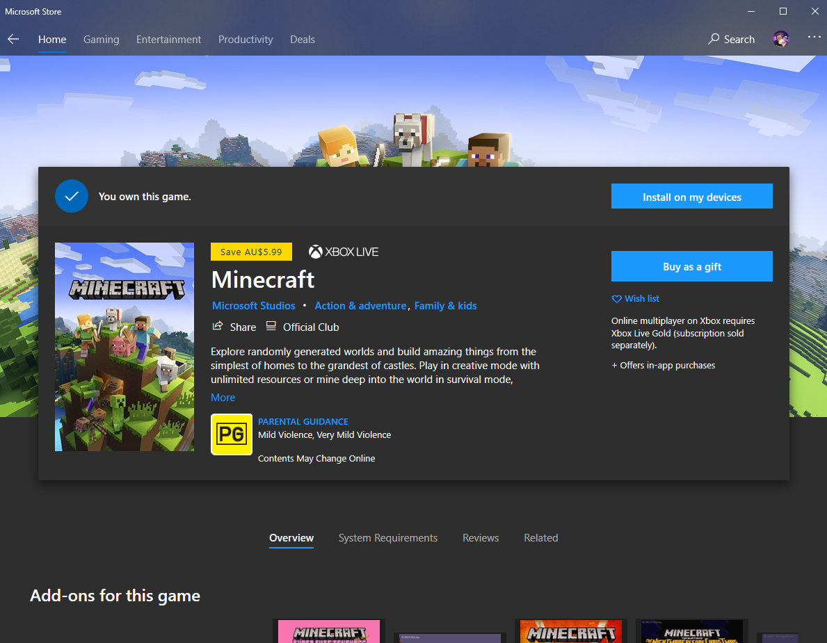 The Microsoft Store doesn't detect my PC 8297e6c4-6f83-4cf9-80d3-6731767e5ef2?upload=true.png