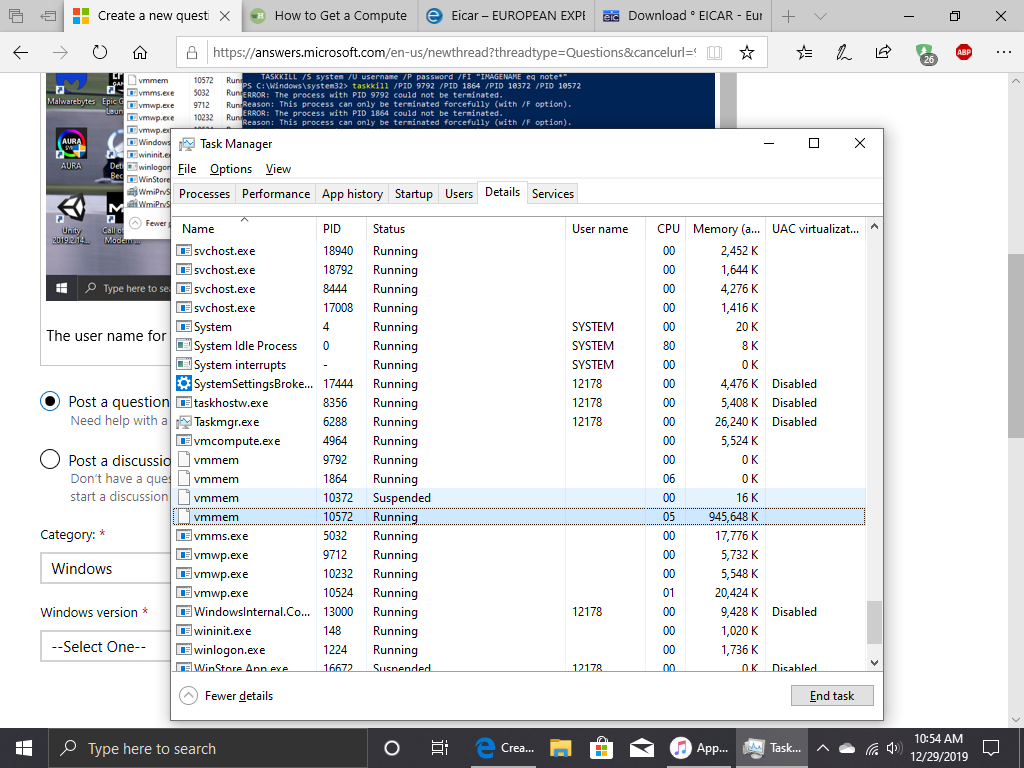 Vmmem process will not be killed. Windows sandbox. 82a94c73-1562-4589-b323-a379e140516e?upload=true.png